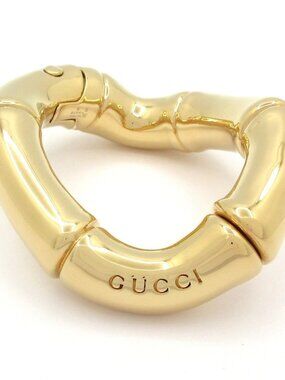 GUCCI Bamboo Cuff Bracelets - Gold Hardware Bangle